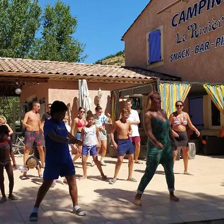 Camping Spacieux Avec Terrasse Pour 6 Personnes - Api-1-52-482 Saint-Maime